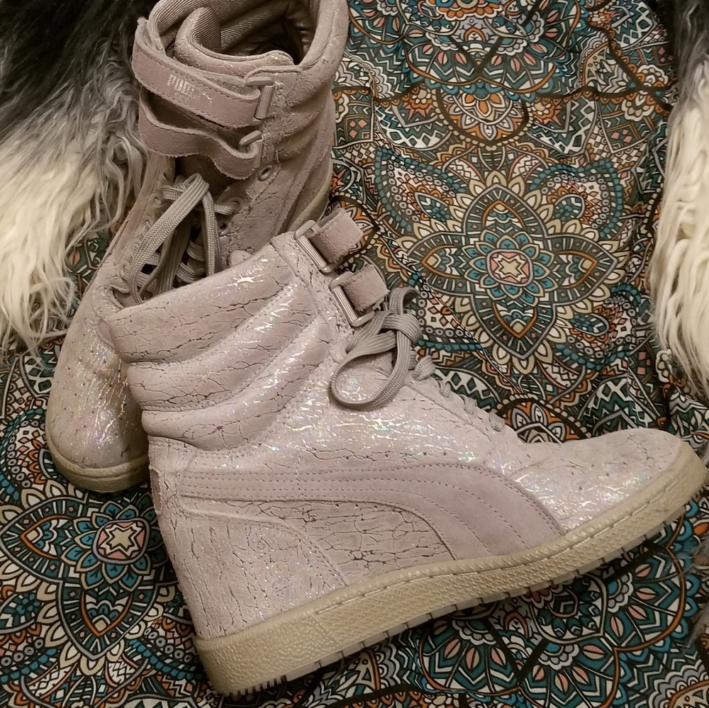 Puma contact  Retro wedged sneakers